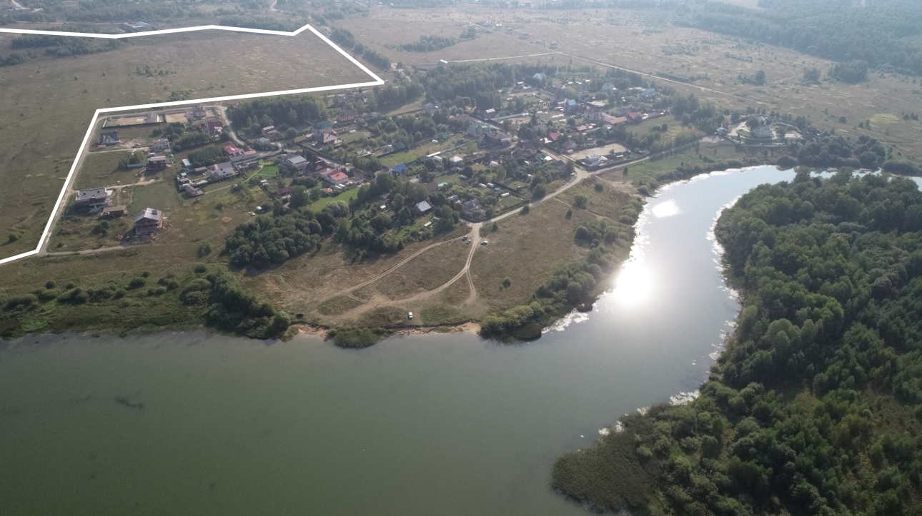 Хребтово. Земли под застройку у самого берега Уводьского водохранилища